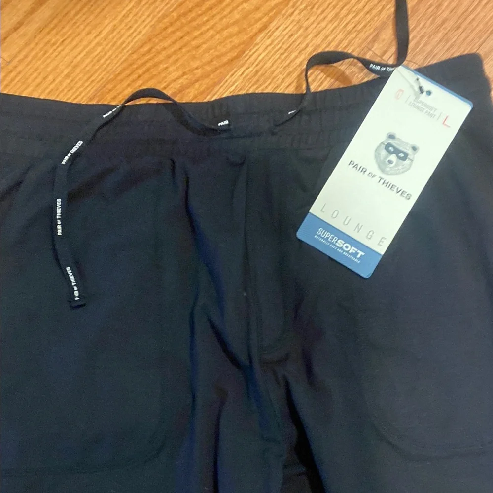 Black men’s pair of thieves lounge pants sz large new - Picture 3 of 5